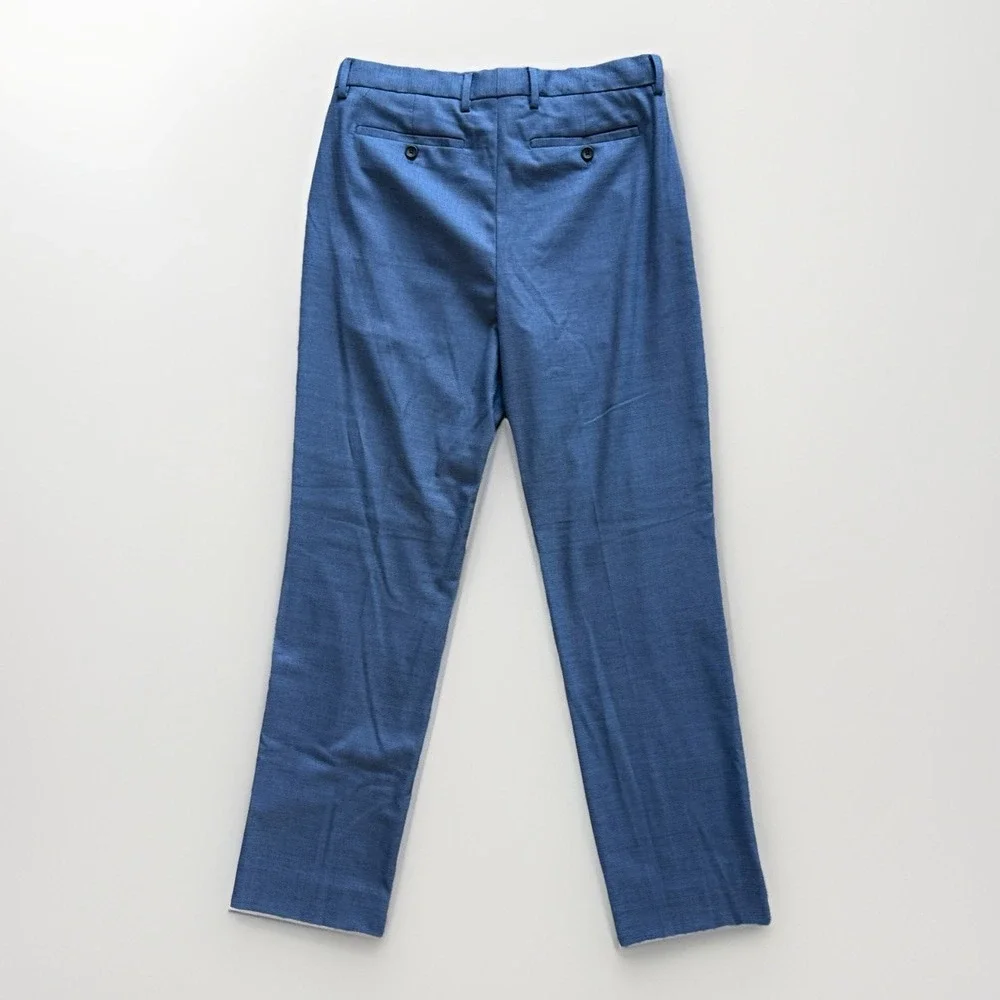 Banana Republic Slim Fit Dress Pant Sz 32x32 Blue Straight Classic Career Formal
